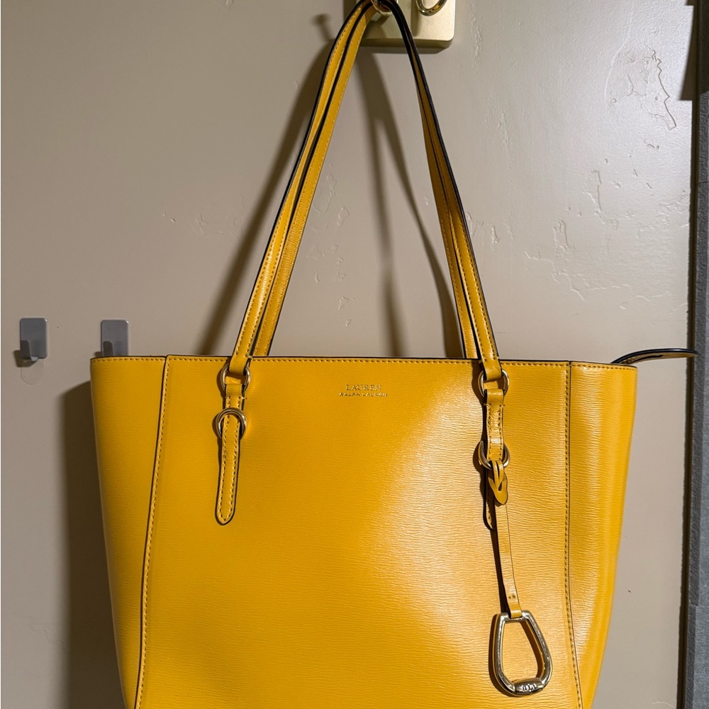 Ralph Lauren Vibrant Yellow Tote Bag